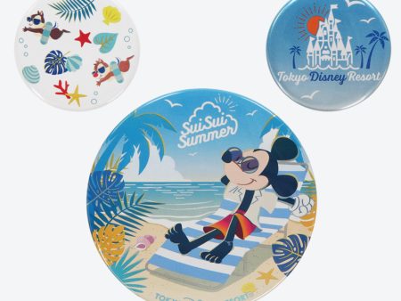 TDR - Sui Sui Summer Collection x Mickey & Friends Button Badges Set (Release Date: June 13, 2024) Online