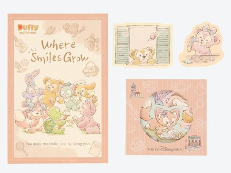 TDR - Duffy & Friends  Where Smiles Grow  Collection x Post Card & Stickers Set (Release Date: July 1, 2024) Online now