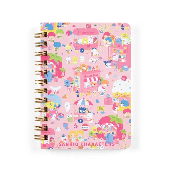 Japan Sanrio - Sanrio Characters B7 Ring Notebook Hot on Sale