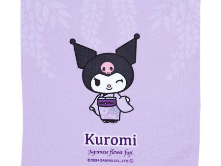 Japan Sanrio - Kuromi Small Mini Towel (Japanese Flowers) Online Sale