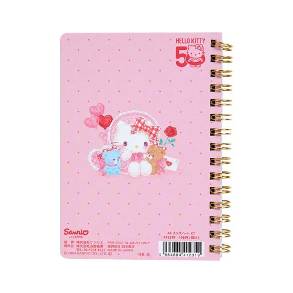 Japan Sanrio - Hello Kitty A6 Spiral Notebook Hot on Sale