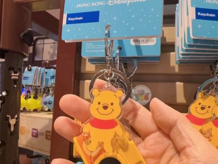 HKDL - Winnie the Pooh  Sound & Light-up Camera  Keychain For Cheap