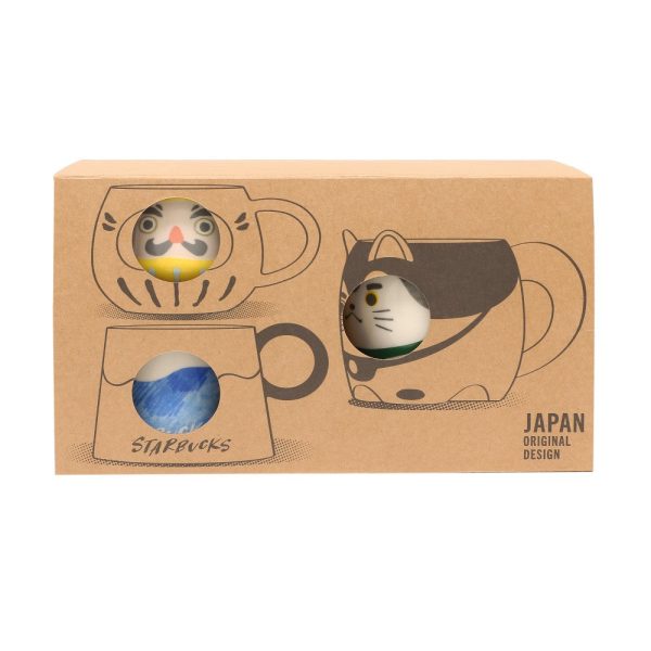 Starbucks Japan - Japan Daruma, Mt. Fuji & Koma Inu Mugs Set Discount