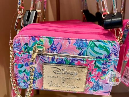 DLR WDW - Disney x Lilly Pulitzer - Minnie & Daisy Disney Dreaming Crossbody Bag on Sale