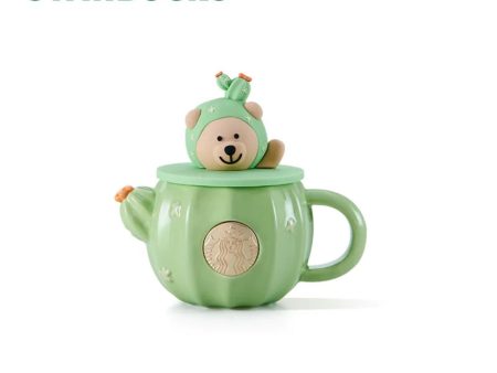 Starbucks China - Colorful Succulent Garden 2024 - 2O. Bearista Cactus Mug with Lid 350ml Online Hot Sale