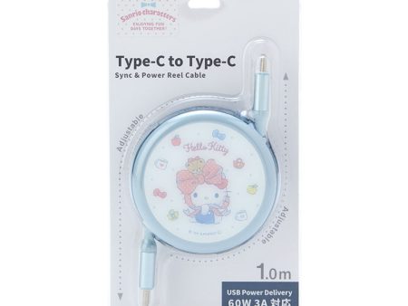 Japan Sanrio - Hello Kitty USB Type-C to Type-C Sync & Charge Cable with Reel Online