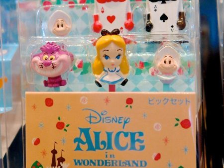 On Hand!!! TDR - Food Picks Bento Lunch Accessories x Alice in the Wonderland For Sale