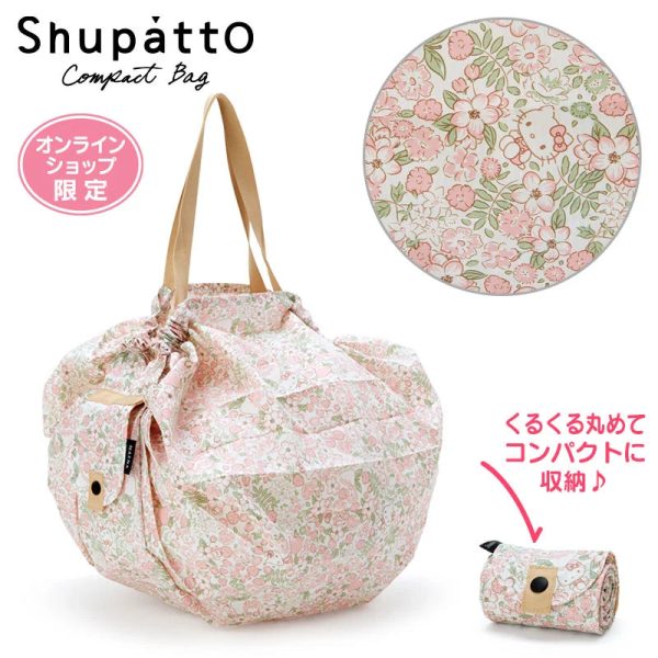 Japan Sanrio - Hello Kitty Shupatto Pocketable Bag Size M (Color: Pink) Sale