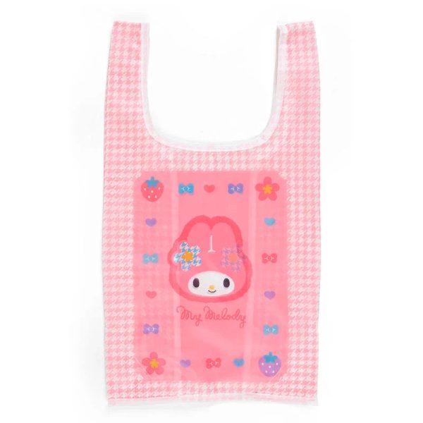 Japan Sanrio -  My Melody Plush Keychain & Eco Bag Set (Kaohana) on Sale