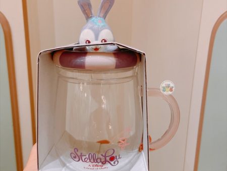 SHDL - StellaLou Glass Coffee Mug with Lid Fashion