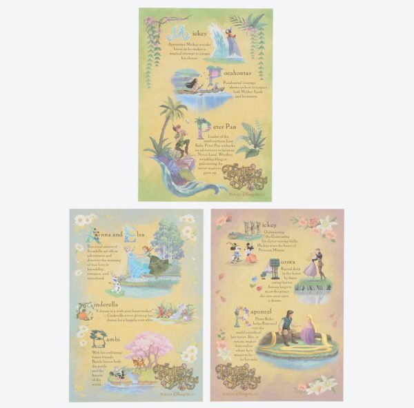 TDR - Fantasy Springs Theme Collection x Book Shaped Memo Notes Set Discount