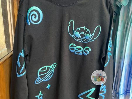 DLR WDW - Lilo & Stitch 626 Day 2024 - Disney Celebration Crew  Stitch 626  Black Jersey Pullover (Adult) Supply