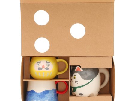 Starbucks Japan - Japan Daruma, Mt. Fuji & Koma Inu Mugs Set Discount