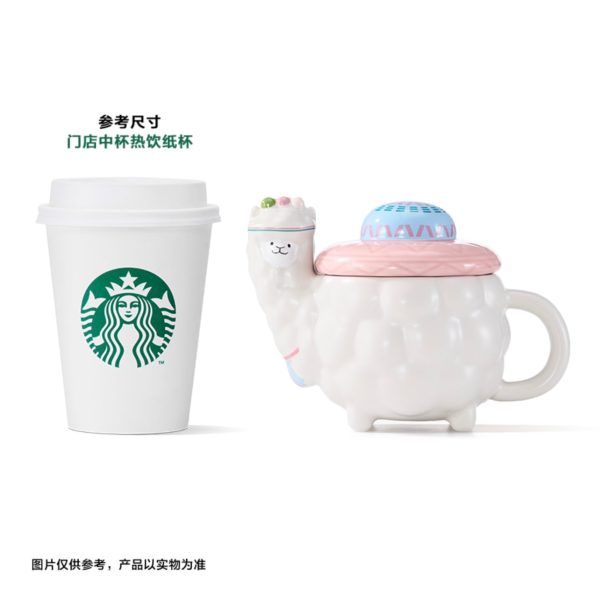 Starbucks China - 🦙 Alpaca Paradise 2024 - 2S. 3D Alpaca Ceramic Mug 296ml Online Hot Sale