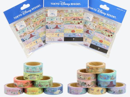 TDR - Tokyo Disney Resort  Park Map Motif  Collection - Mystery Masking Tape Bag (Release Date: July 11, 2024) For Cheap