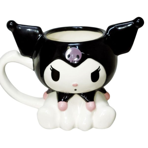 Japan Sanrio - Kuromi Character-Shaped Mug Online Sale