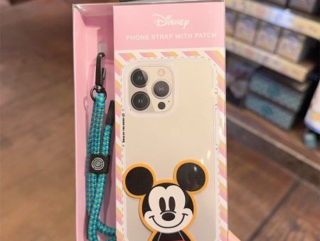 HKDL - Mickey Mouse Phone Strap with Patch Supply