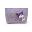 Japan Sanrio -  Kuromi Sagara Embroidery Pouch Sale