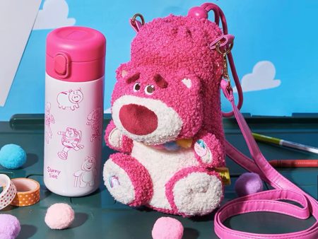 SHDS - Pixar Playful Toy Story - Lotso Stainless Steel Water Bottle & Carrier For Cheap