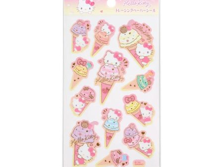 Japan Sanrio - Hello Kitty Tracing Paper Stickers (Ice-Cream Party) Hot on Sale