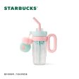 Starbucks China - Colorful Succulent Garden 2024 - 11O. Plastic Sippy Cup with a Succulent Plush Charm 960ml For Cheap