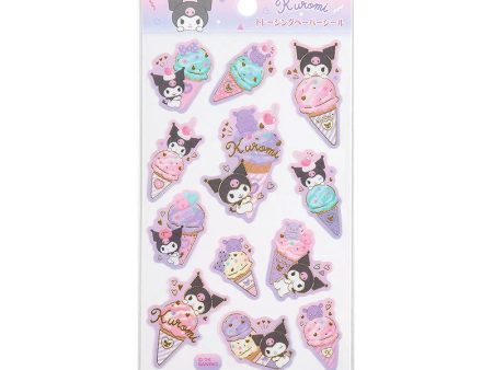 Japan Sanrio - Kuromi Tracing Paper Stickers (Ice-Cream Party) Online now