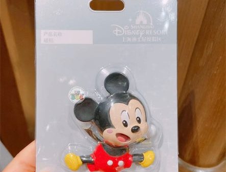 SHDL - Mickey Mouse with Spring Behind the back Magnet Hot on Sale