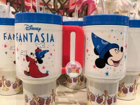 HKDL - Mickey & Broom Fantasia Tumbler Sale