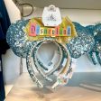 DLR - Disneyland Marquee Sky Blue Sequin Ear Headband Online now