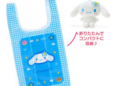 Japan Sanrio -  Cinnamoroll Plush Keychain & Eco Bag Set (Kaohana) Online Sale