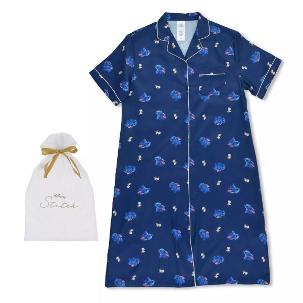 JDS - Disney Stitch Day Collection x Stitch Short Sleeve Dress Nightwear For Adults (Release Date: June 11, 2024) For Cheap