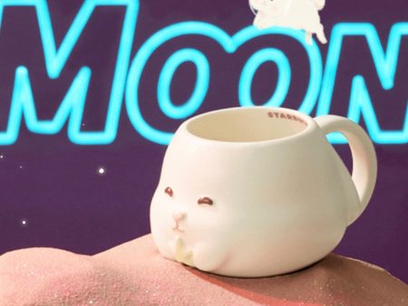 Starbucks China - Reunion Under the Moon 2024 - 1O. 3D Bunny Ceramic Mug 410ml For Discount