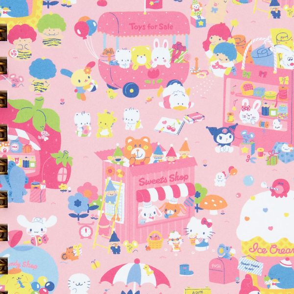 Japan Sanrio - Sanrio Characters B7 Ring Notebook Hot on Sale