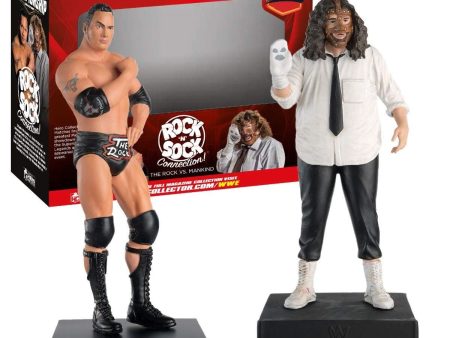 Rock  n  Sock The Rock & Mankind Figures WWEUK802 Iconic Tag Team (Eaglemoss   WWE Championship Collection) Fashion