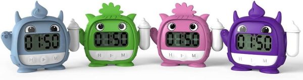 Baby Milk Timer (meiko the Milk Monster) Digital Glow-in-the-Dark BLUE Sale