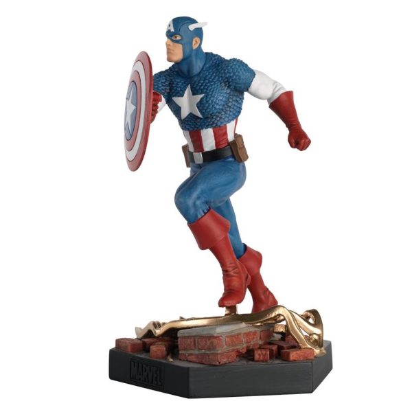 #2 MARVEL VS. CAPTAIN AMERICA 1:16 Scale Dynamic Statue Figure MVSEN002 (Eaglemoss) Online Hot Sale