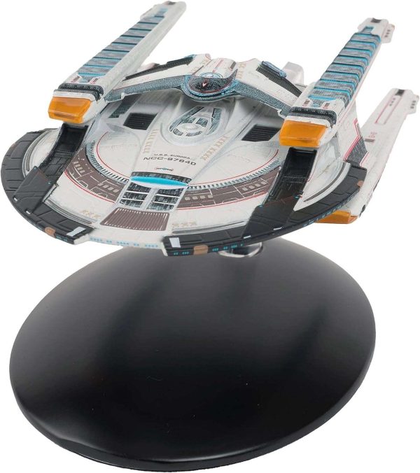 #09 U.S.S. Europa NCC-97640 Europa-Class Battle Cruiser Diecast Model Ship STO (Star Trek   Eaglemoss) Fashion