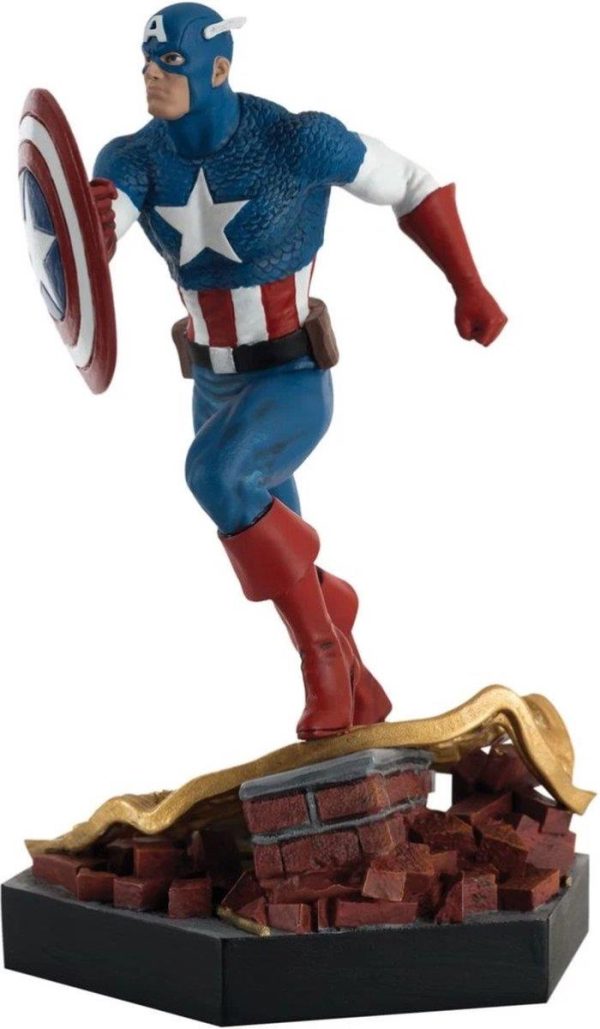 #2 MARVEL VS. CAPTAIN AMERICA 1:16 Scale Dynamic Statue Figure MVSEN002 (Eaglemoss) Online Hot Sale