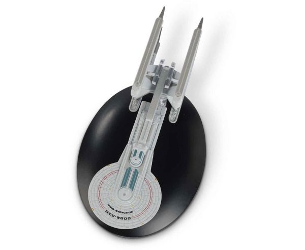 #152 U.S.S. Excelsior (Nilo Rodis Concept I) Diecast Model Ship (Star Trek   Eaglemoss) Fashion