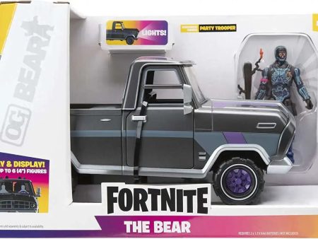 Fortnite THE BEAR Joy Ride Vehicle with Exclusive 4  Party Trooper Figure Playset Online Sale