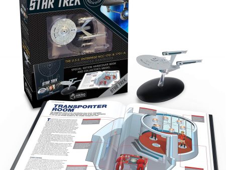 U.S.S. Enterprise NCC-1701 & 1701-A Handbook & Diecast Ship (Eaglemoss   Star Trek) Supply