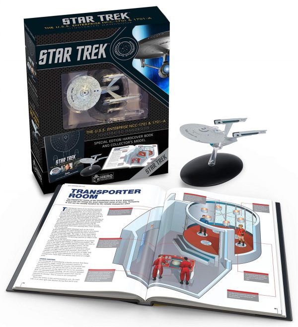 U.S.S. Enterprise NCC-1701 & 1701-A Handbook & Diecast Ship (Eaglemoss   Star Trek) Supply