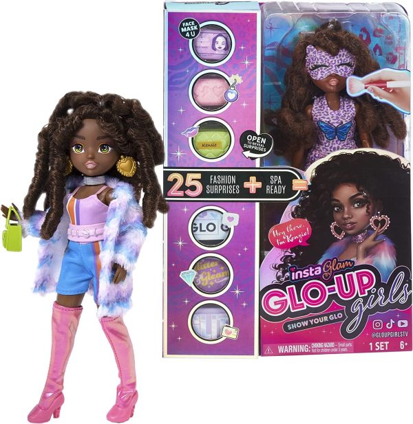 InstaGlam Glo-up KENZIE Girls Fashion Doll 83005 Accessories Cheap